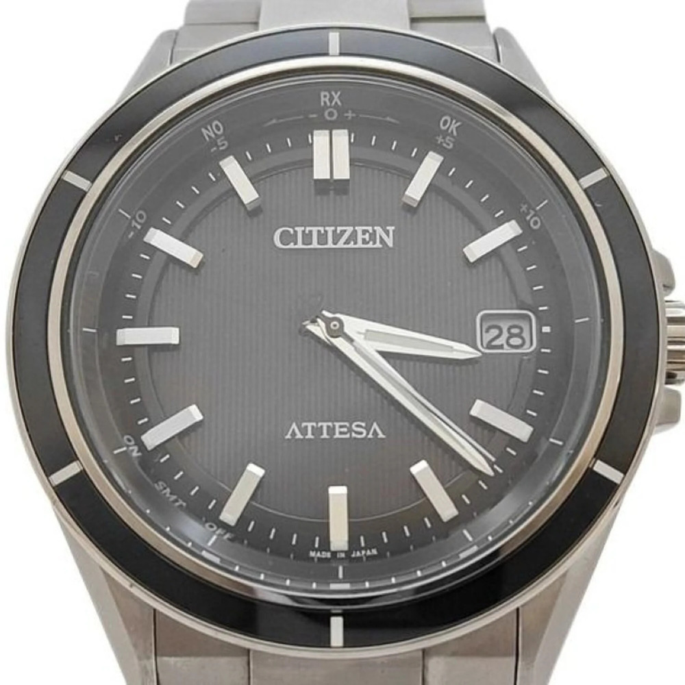 CITIZEN Attesa CB3030-76E H128-001R701 Black Silver Titanium Men's Watch
